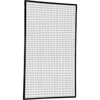 Panneau de protection p&eacute;rim&eacute;trique ajustable, 8' h x 5' la, Noir Les Fournitures Industrielles Méga