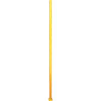 Poteau de protection p&eacute;rim&eacute;trique ajustable, 4" la x 96" h, Jaune Les Fournitures Industrielles Méga
