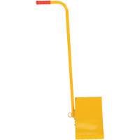 Cale de roue avec poign&eacute;e ergonomique, Acier, Jaune, 8" la x 10-3/4" p x 9-1/8" h Les Fournitures Industrielles Méga