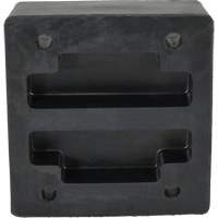 Butoir de quai moul&eacute;, Caoutchouc renforc&eacute;, 12" la x 4" p x 13" h Les Fournitures Industrielles Méga
