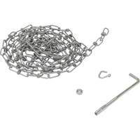Chaîne &agrave; double boucle avec crochet de suspension Les Fournitures Industrielles Méga