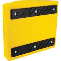 Cale de roue robustes, Ur&eacute;thane, Jaune, 15-1/2" la x 17-7/10" p x 10" h Les Fournitures Industrielles Méga
