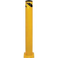 Butoir de s&eacute;curit&eacute;, Acier, 42" h x 5-1/2" la, Jaune Les Fournitures Industrielles Méga