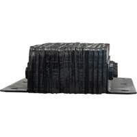 Laminated Dock Bumpers, Vertical, Rubber, 11" W x 4" D x 20" H Les Fournitures Industrielles Méga