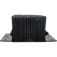 Laminated Dock Bumpers, Vertical, Rubber, 11" W x 6" D x 20" H Les Fournitures Industrielles Méga