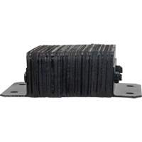 Laminated Dock Bumpers, Horizontal, Rubber, 12" W x 4" D x 10" H Les Fournitures Industrielles Méga