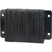 Laminated Dock Bumpers, Horizontal, Rubber, 18" W x 4" D x 12" H Les Fournitures Industrielles Méga