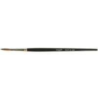 Artist Paint Brush, 5/32" Brush Width, Red Sable, Wood Handle Les Fournitures Industrielles Méga