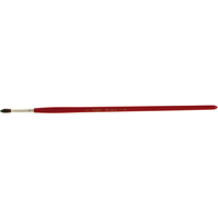 Round Marking Paint Brush, 3/16" Brush Width, Camel Hair, Wood Handle Les Fournitures Industrielles Méga