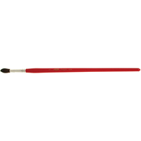 Round Marking Paint Brush, 9/32" Brush Width, Camel Hair, Wood Handle Les Fournitures Industrielles Méga