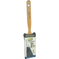 Pinceau &agrave; soies angulaires Crown Pro, Soies, Manche Bois, Largeur de 2" Les Fournitures Industrielles Méga