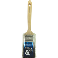 Pinceau &agrave; soies droites, Soies, Manche Bois, Largeur de 2" Les Fournitures Industrielles Méga