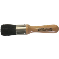 Stencil Brush, Natural Bristles, Wood Handle, 1" Width Les Fournitures Industrielles Méga