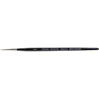 Round Artist Brush, #2/0 Brush Width, Synthetic, Wood Handle Les Fournitures Industrielles Méga