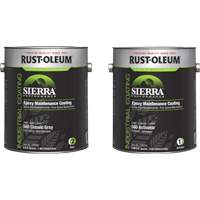 Trousse de rev&ecirc;tement dentretien &eacute;poxydique &agrave; base deau Sierra S60, Gallon, Gris Les Fournitures Industrielles Méga