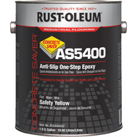 Concrete Saver AS5400 System Anti-Slip One-Step Epoxy, Safety Yellow, Gallon Les Fournitures Industrielles Méga