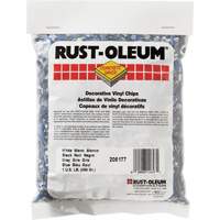 Pastilles de vinyle d&eacute;coratives Concrete Saver, 0,5 kg, Sac, M&eacute;lange noir/blanc/bleu Les Fournitures Industrielles Méga