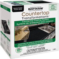 Syst&egrave;me de rev&ecirc;tement mouchet&eacute; pour comptoir Countertop Transformations, 2,37 L, Trousse, Tache noire Les Fournitures Industrielles Méga