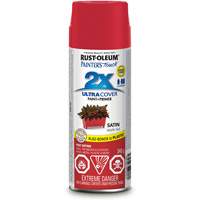 Painter's Touch&reg; Ultra Cover Paint, Apple Red, Satin, Aerosol Can Les Fournitures Industrielles Méga