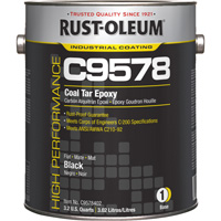 C9578 System Coal Tar High Solids Epoxy Base Component, Black, Gallon Les Fournitures Industrielles Méga