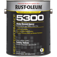 Composant de base color&eacute; pour rev&ecirc;tement &eacute;poxydique haute performance &agrave; base deau du syst&egrave;me 5300, 116 oz., Gallon, Jaune Les Fournitures Industrielles Méga