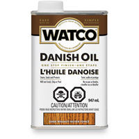 Huile danoise Watco, 947 ml, Noyer fonc&eacute;, Transparent Les Fournitures Industrielles Méga