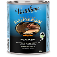 Teinture et rev&ecirc;tement &agrave; base de polyur&eacute;thane en une seule &eacute;tape Varathane, 946 ml, Provincial Les Fournitures Industrielles Méga