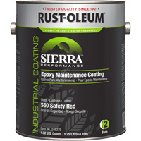 Sierra Performance S60 Maintenance Coating Base Component, 1 gal., Water-Based, Gloss, Red Les Fournitures Industrielles Méga