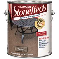 Rev&ecirc;tement de b&eacute;ton d&eacute;coratif Stoneffects, 3,78 L, Textur&eacute;, Beige Les Fournitures Industrielles Méga