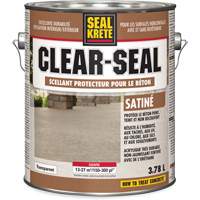 Produit d&eacute;tanch&eacute;it&eacute; protecteur Seal-Krete, 3,78 L, &agrave; l'ur&eacute;thane, Satin, Transparent Les Fournitures Industrielles Méga