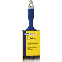 Pinceau &agrave; garniture Quick Solutions, Polyester, Manche Plastique, Largeur de 3" Les Fournitures Industrielles Méga