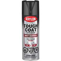 Peinture Tough Coat avec technologie Rust Barrier, Noir, Tr&egrave;s brillant, 425 g, Canette a&eacute;rosol Les Fournitures Industrielles Méga