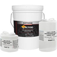&eacute;poxy d&eacute;coratif 100 % de solides 6700, 3 gal., &eacute;poxy, Tr&egrave;s brillant, Gris Les Fournitures Industrielles Méga