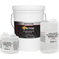 &eacute;poxy d&eacute;coratif 100 % de solides 6700, 3 gal., &eacute;poxy, Tr&egrave;s brillant, Gris Les Fournitures Industrielles Méga