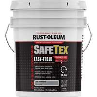 Rev&ecirc;tement d'acrylique SafeTex Easy-Tread, 4 gal., &agrave; l'eau, Plat/Textur&eacute;, Gris Les Fournitures Industrielles Méga