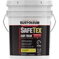 Rev&ecirc;tement d'acrylique SafeTex Easy-Tread, 4 gal., &agrave; l'eau, Plat/Textur&eacute;, Jaune Les Fournitures Industrielles Méga