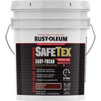 Rev&ecirc;tement d'acrylique SafeTex Easy-Tread, 4 gal., &agrave; l'eau, Plat/Textur&eacute;, Rouge Les Fournitures Industrielles Méga