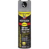 5-in-1 Rust Preventive Spray Enamel Primer, Grey, 15 oz., Aerosol Can Les Fournitures Industrielles Méga