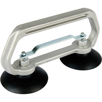 Vacuum Cups - Heavy-Duty Double Cup, 50 lbs. Capacity, 4", Pull-bar, 10" Handle Length Les Fournitures Industrielles Méga