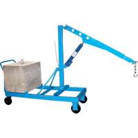 Floor Cranes - Reverse Boom, 8' Lift, 1000 lbs. (0.5 tons), 57" Arm, 78" H Les Fournitures Industrielles Méga
