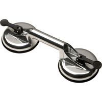 Ventouses de levage manuel - Ventouses doubles, 66 lb Capacit&eacute;, 4-5/8", Levier, 13" Longueur de la manche Les Fournitures Industrielles Méga