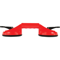 Ventouses de levage manuel - Ventouses doubles, 66 lb Capacit&eacute;, 4-5/8", Levier, 13" Longueur de la manche Les Fournitures Industrielles Méga