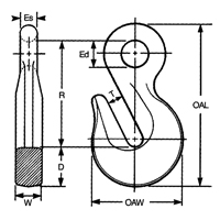 Alloy Steel Hooks Les Fournitures Industrielles Méga