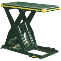 Hydraulic Backsaver Scissor Lift Table, Steel, 24" W x 48" L, 4000 lbs. Capacity Les Fournitures Industrielles Méga