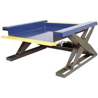 Hydraulic Floor-Height Scissor Lift Tables, Steel, 2000 lbs. Capacity Les Fournitures Industrielles Méga