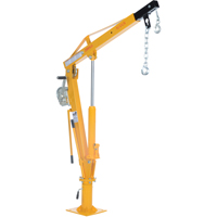 Grue &agrave; fl&egrave;che pour camion actionn&eacute;e par treuil, Capacit&eacute; de 1000 lb (0,5 tonne), Limite de 86-1/2" Les Fournitures Industrielles Méga