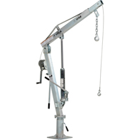 Grue &agrave; fl&egrave;che pour camion actionn&eacute;e par treuil, Capacit&eacute; de 500 lb (0,25 tonne), Limite de 99" Les Fournitures Industrielles Méga
