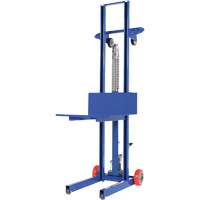 Hydraulic Platform Lift Stacker, Foot Pump Operated, 400 lbs. Capacity, 51-1/8" Max Lift Les Fournitures Industrielles Méga