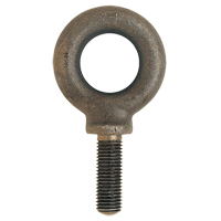 Eye Bolt, 65 mm Dia., 44.5 mm L, Uncoated Natural Finish, 3520 lbs. (1.76 tons) Capacity Les Fournitures Industrielles Méga