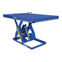 Table &eacute;l&eacute;vatrice &agrave; ciseaux hydraulique, Acier, 48" lo x 24" la, Cap. 3000 lb Les Fournitures Industrielles Méga